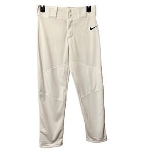 Nike Kids Baseball Pants White Youth Large Athletic Sportswear